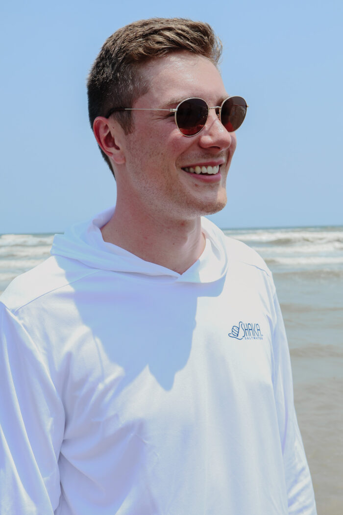 Men's - Long Sleeve w/ Hood-White