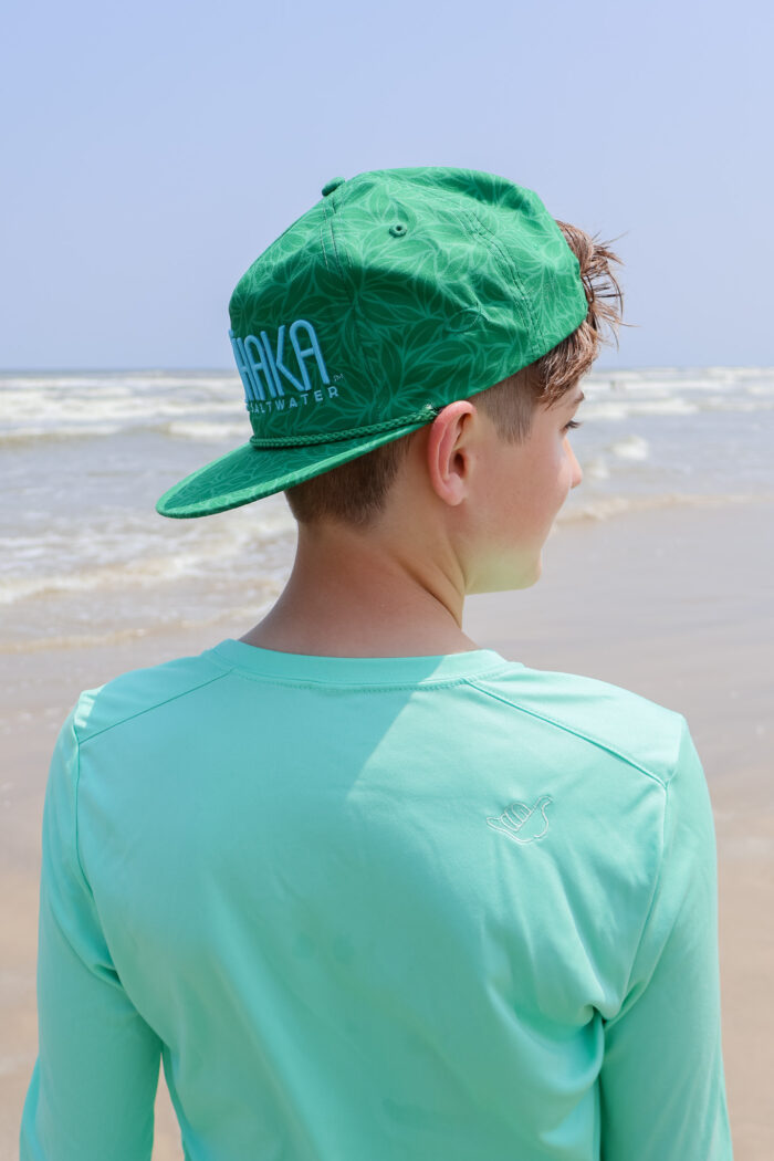 The Aloha Rope Cap - Structured-Green Floral - Image 4