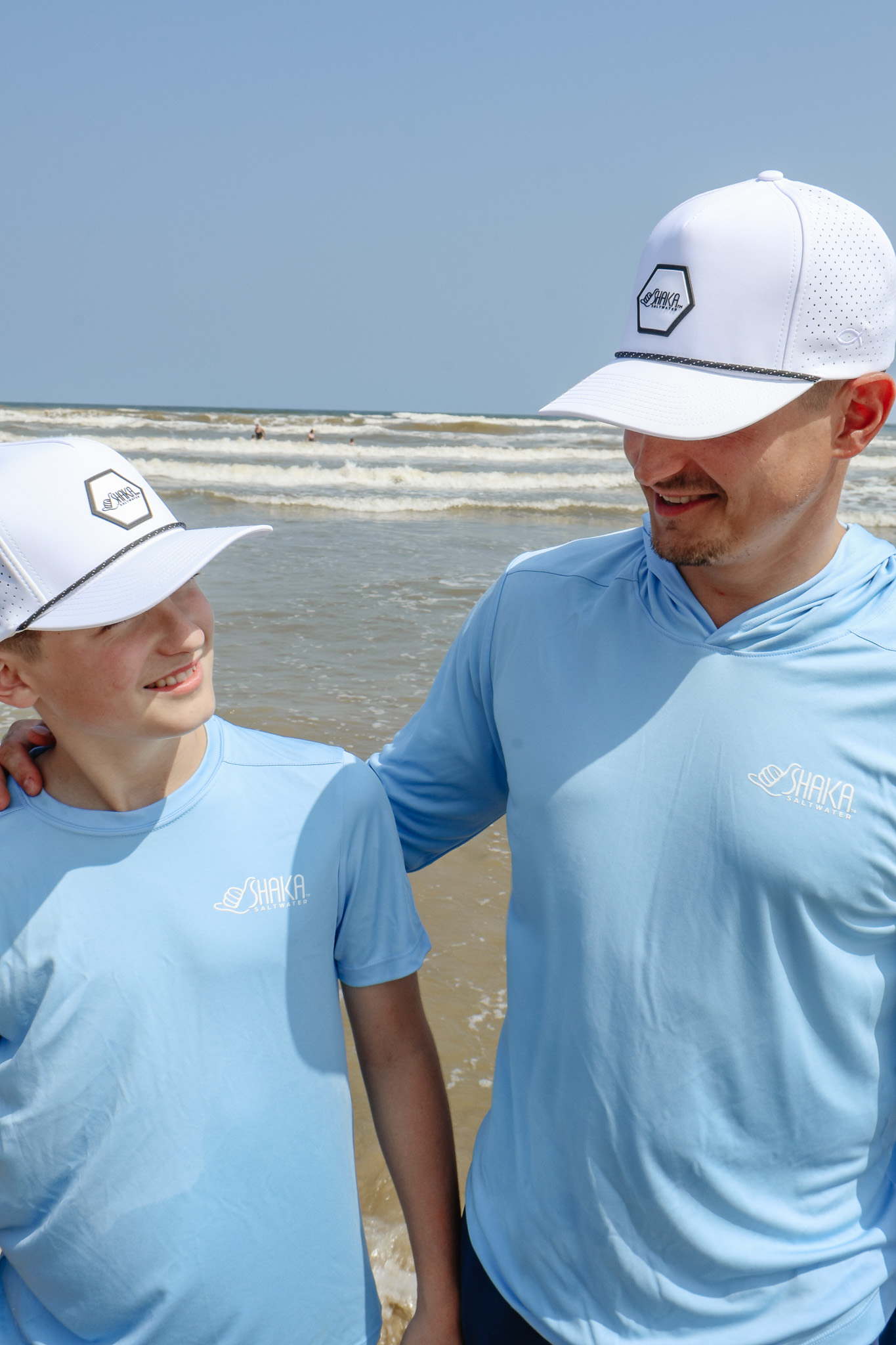 Perforated Snapback with Hexagon Rubber Patch-White