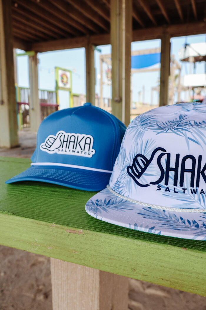 Perforated Snapback with Contour Cut Rubber Patch-Ocean Blue - Image 7