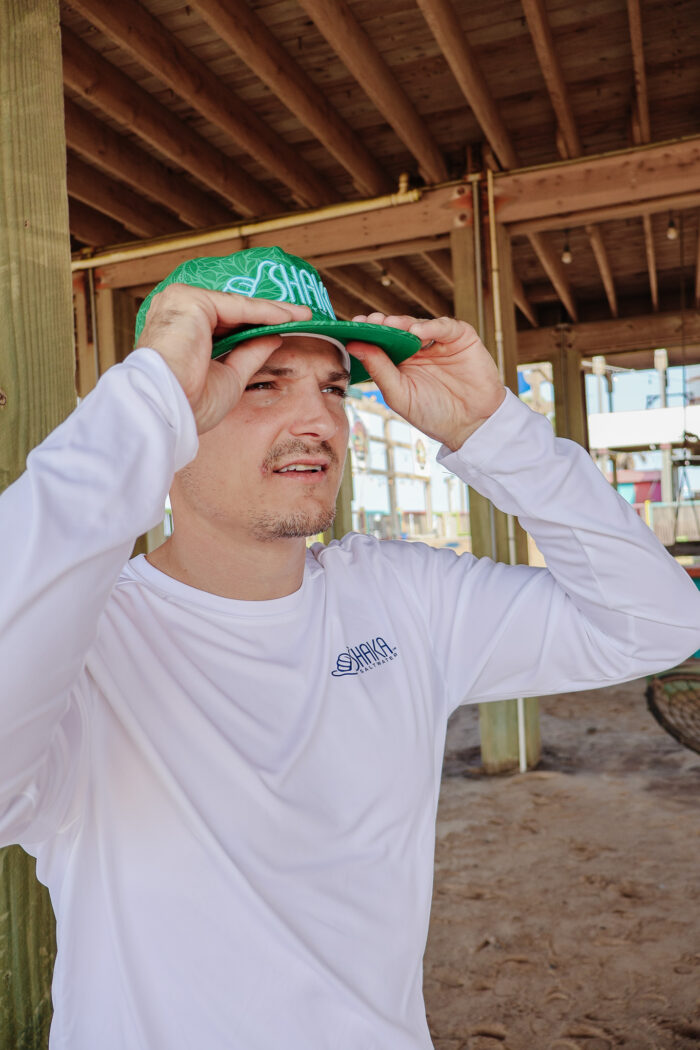 The Aloha Rope Cap - Structured-Green Floral - Image 3