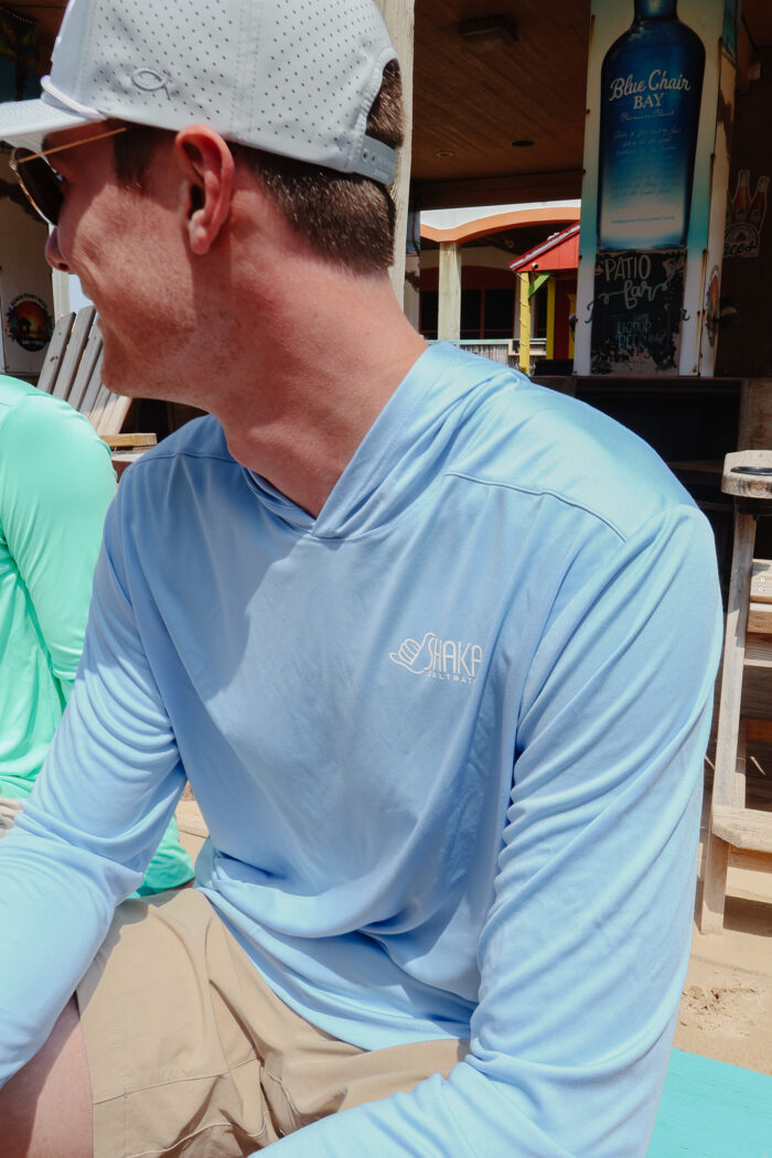 Men's - Long Sleeve w/ Hood-Light Blue - Image 5